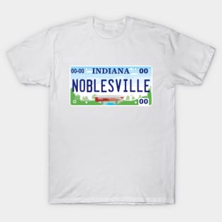 Noblesville Indiana License Plate T-Shirt